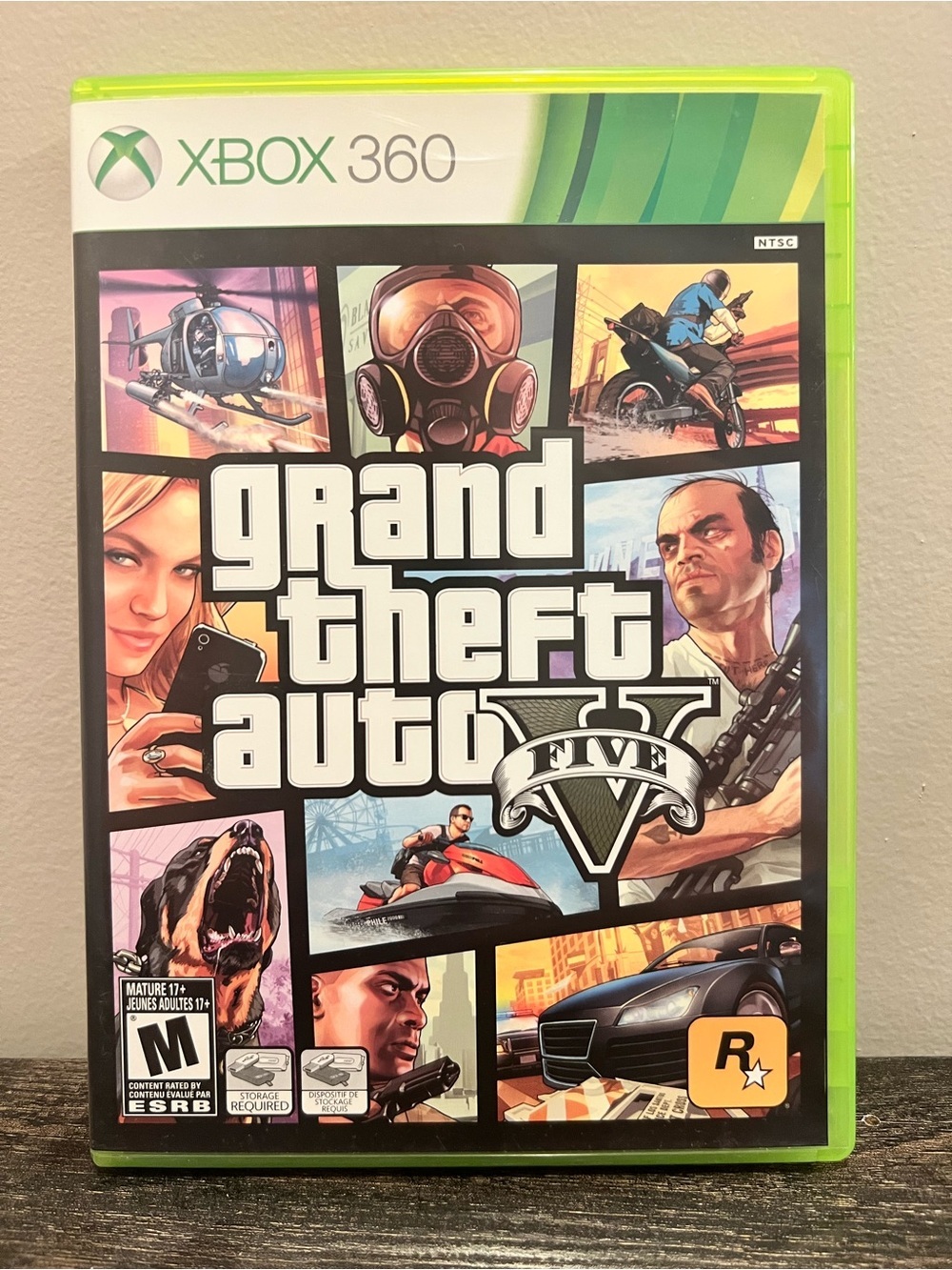Grand Theft Auto V (Microsoft Xbox 360, 2013) Complete With Manual & Map